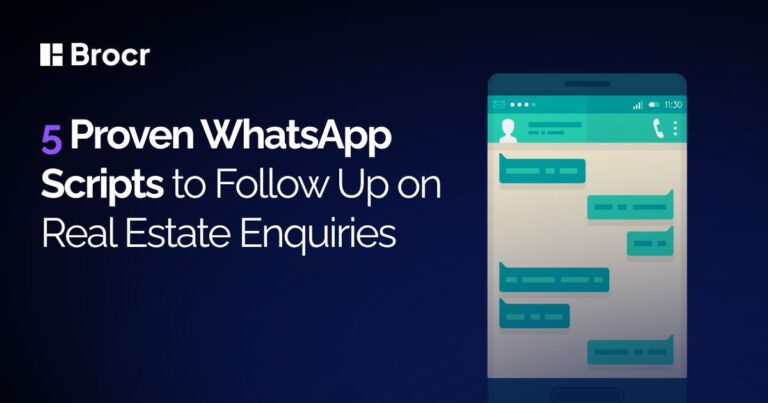 5 Proven Real Estate WhatsApp Scripts to Follow Up