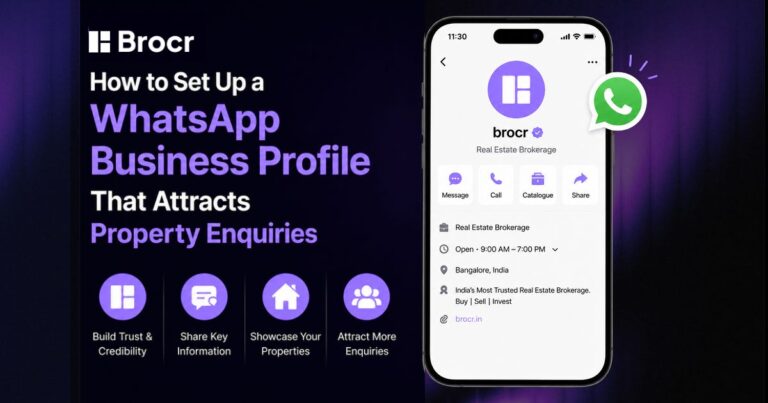 How to Set up a WhatsApp Business Profile That Attracts Property Enquiries