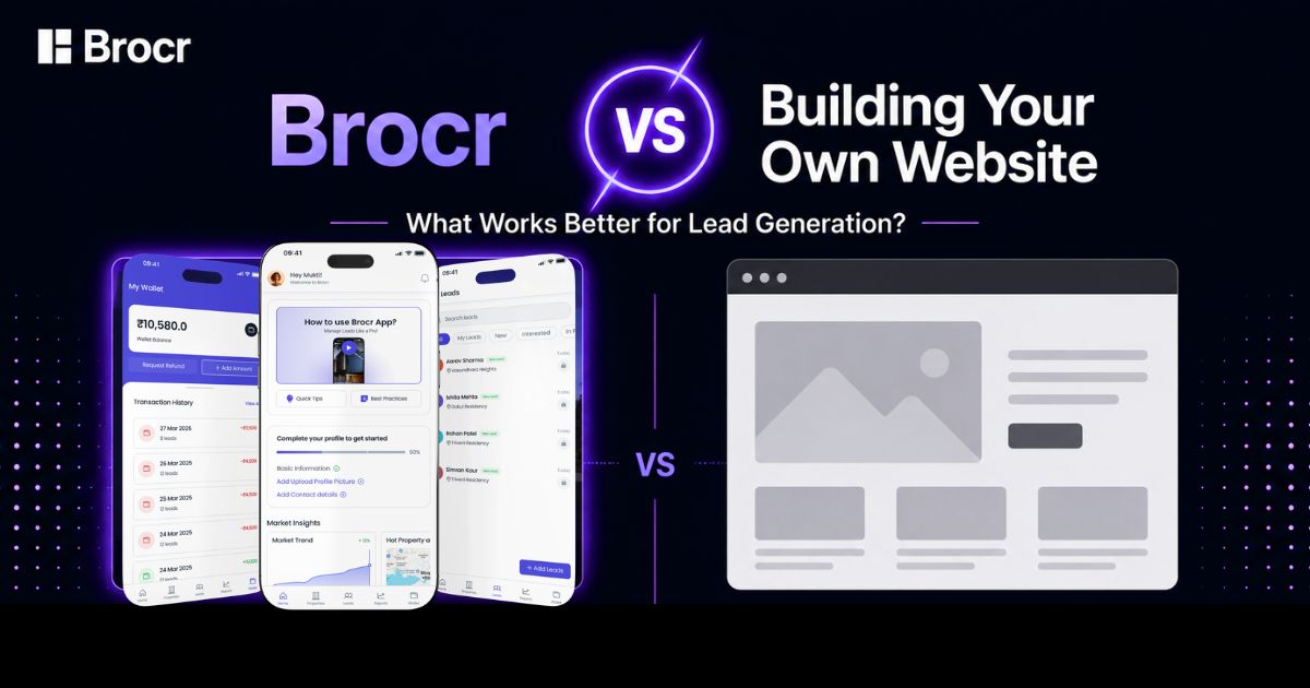 Brocr vs Building Your Own Website What Works Better for Lead Generation